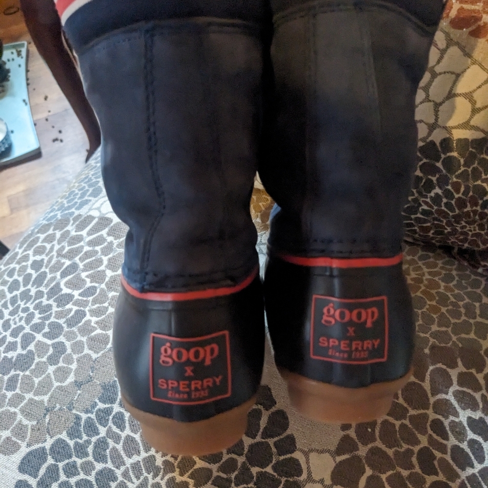 Goop x Sperry waterproof 'Saltwater' duck boots - Picture 7 of 12